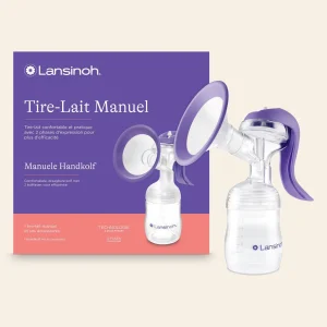 image et packaging tire lait manuel allaitement Lansinoh