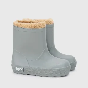 BOTTES DE PLUIE BAREFOOT FOURREES IGOR VERDE