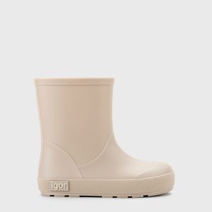 BOTTE DE PLUIE BAREFOOT IGOR BEIGE POUR ENFANTS