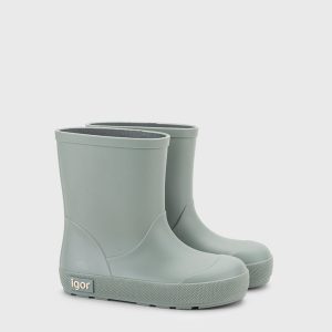 BOTTES DE PLUIS VERDE IGOR BAREFOOT ET SOUPLE POUR ENFANTS