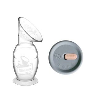 IMAGE RECUEIL LAIT HAAKAA AVEC COUVERCLE GRIS
