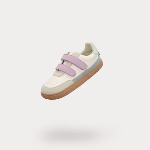 BASKET BAREFOOT BEBE MURIS PETRA MINI COULEUR MAUVE