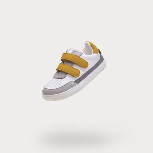 BASKET BAREFOOT BEBE MURIS PETRA MINI COULEUR MOUTARDE