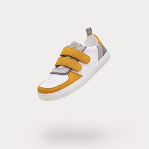 BASKETS BAREFOOT ENFANT MURIS PETRA JUNIOR COULEUR MOUTARDE