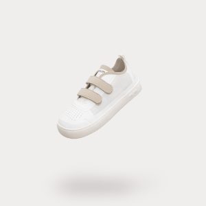 Baskets Muris barefoot Petranova Mini souples pour bébé couleur stone